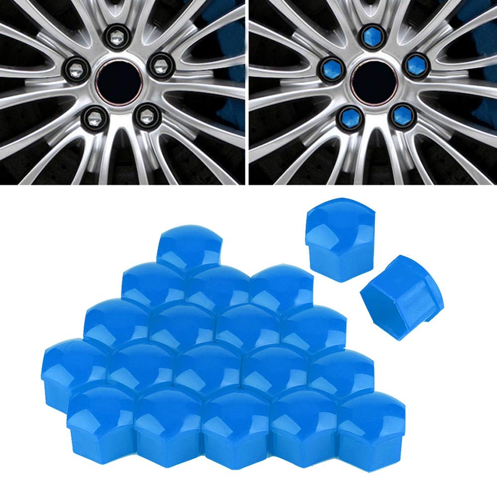 Car Wheel Nut Rim Covers 20pcs 17mm Nuts Car Wheel Nut Cap Auto Hub