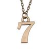 Necklace On The Neck 43cm Chain Arabic Number Tags Kids' Jewelry Materials QN007