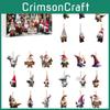 Christmas Dwarf Acrylic Hanging Decoration With Countdown Feature For Holiday Gift And Party Decor
