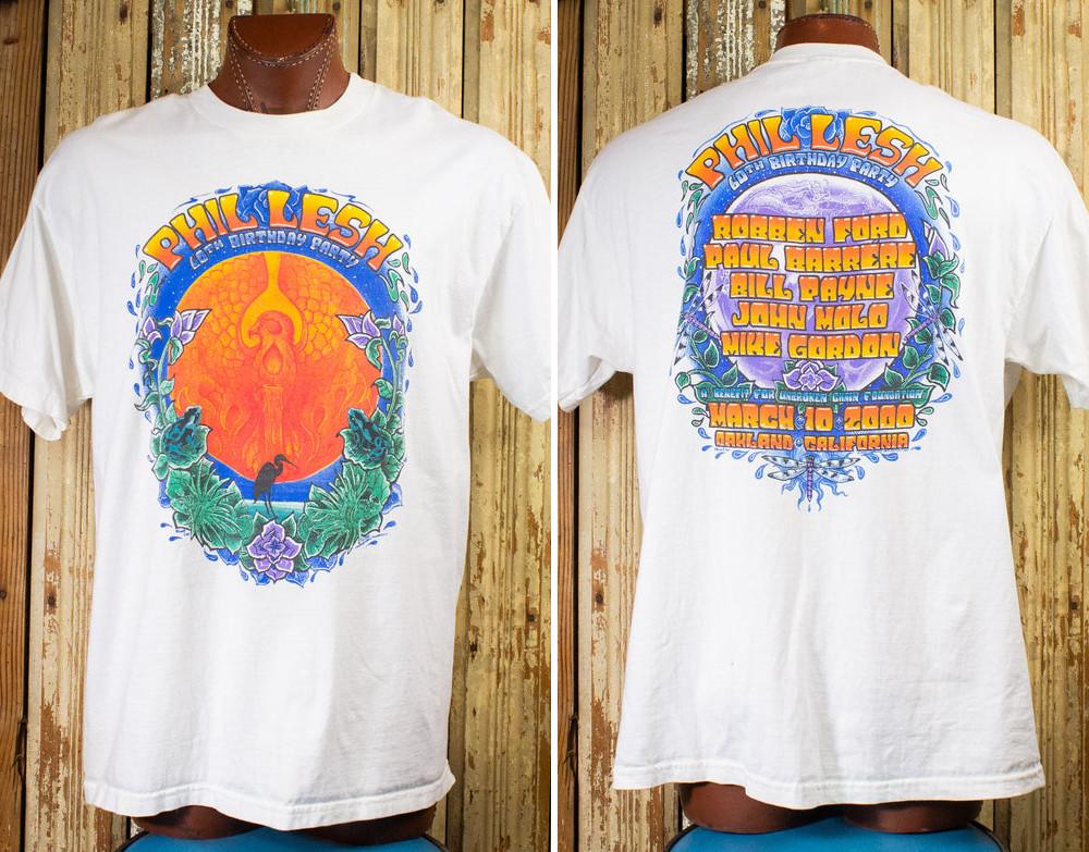 Vintage Phil Lesh 60th Birthday Concert T Shirt 2000 White XXXXL