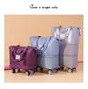 Expandable Wheeled Travel Bag for Business Trips and Short Commutes