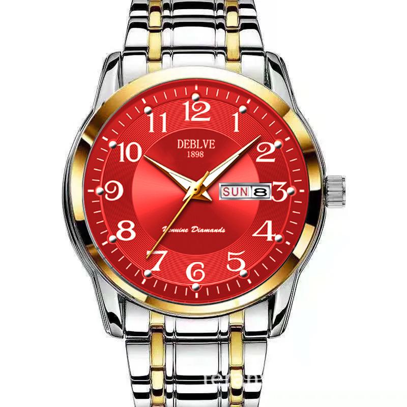 Swiss Automatic Movement Watch Multi-Function Fashion Week Calendar Waterproof Luminous Watch Men'S Non-Mechanical