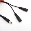 8pcs 2 Way 1 DC Male Female To 2 Male Female Splitter Power Connector Adapter Cable 5.5x2.1 Plug Extend Strip Cord Wholesale