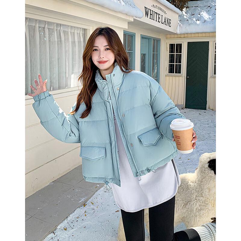 Years Flowing Like Water 2025 Winter Petite Slimming Stand Collar Down Jacket