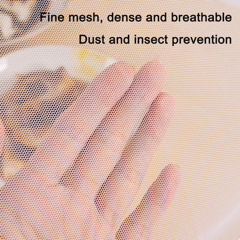 1pc White Square Folding Food Cover Outdoor and Indoor Dust-proof Anti-termite Fly-proof And Insect-proof Food Cover Tools