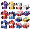 Mini Manual Transformer Robot Car Toy for Kids - Pocket-Sized Autobot Model Building Block