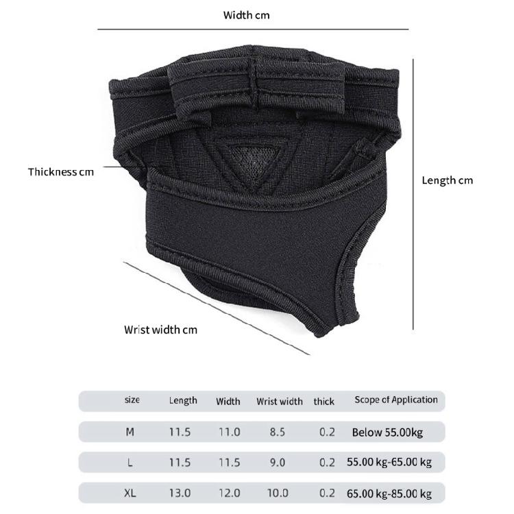Dumbbells Grip Pad Antislip Four Finger Workout Glove Weight Training Gloves Gym Gloves Weight Lifting Gloves for Adult