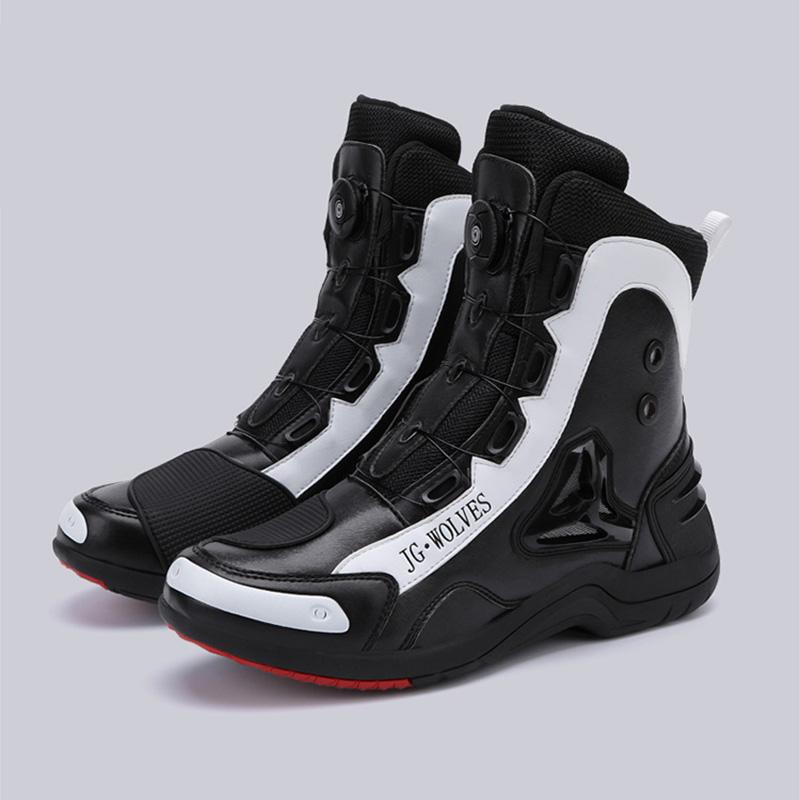 Winter Fur Style Pro Waterproof Commuting Boots Off-road Rally Motorcycle Shoes Men Women's Moto Travel Outdoor Leisure Boots