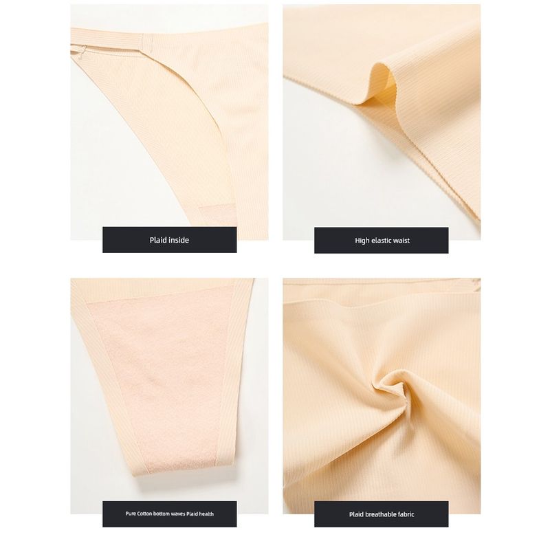 826 Color Discount Fashion Sports T-Shaped Panties Female Low Waist Sexy Antibacterial Cotton Crotch Female Thin Belt Seamless T-Back