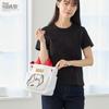 Peanuts Dog Walking Tote Bag Shoulder Bag 8508 [Rootote] Water-Repellent IP.SQ.Buddy.Peanuts-1E (03. SILVER)