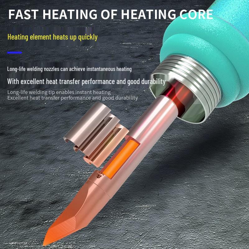Repairman 210 Soldering Iron Tip - Universal Domestic Head for Sugon T26, C210 Heating Core, Straight Point & Bent Blade.