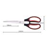 Stainless Steel PP Handle Korean Barbecue Clips Household Multi Functional Kitchen Scissors With Beer Bottle Opener