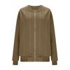 Women's Fashionable Solid Color Long Sleeved Buttoned Pocket Casual Lightweight Jacket