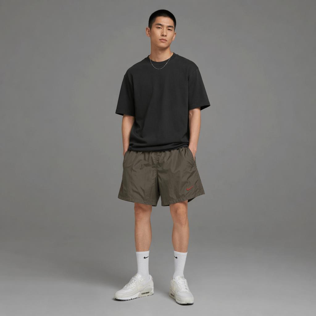 Nike X Drake Nocta Series Logo Mid-Rise Drawstring Cargo Shorts Men shorts FN8195-325