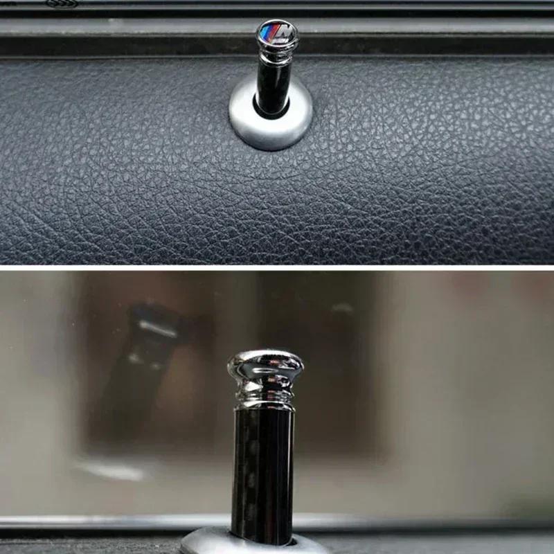 PNBX4 E60 E93 2025 Hot Car For BMW 4PCS Carbon fiber Car Lock Modified Door Pin For BMW M E39 E36 E60 E90 E46 F30 F10 F20 E53 E34 X1 X