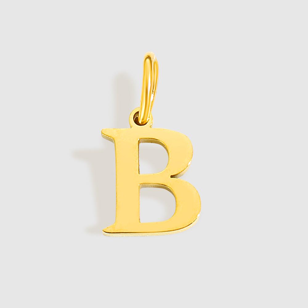 EMANCO Initial Alphabet Pendant Stainless Steel Charms for Making Necklace Minimalism Accessories Women's Jewelry Wholesale