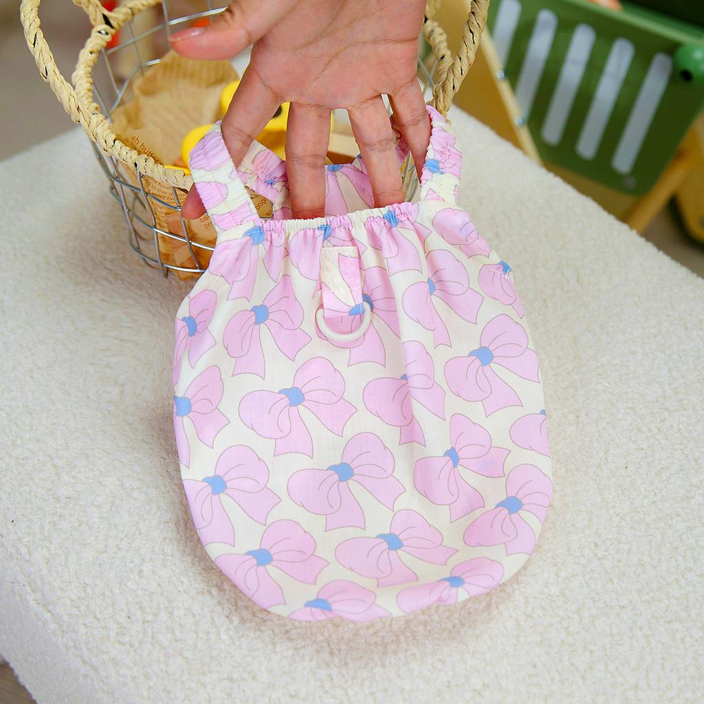 Spring and Summer Thin Pet Clothes Small Dog Summer Anti-hair Loss Bow Print Suspender Poodle Clothes