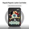 MAGsafe Magnetic Leather Card Holder Phone Case for Apple