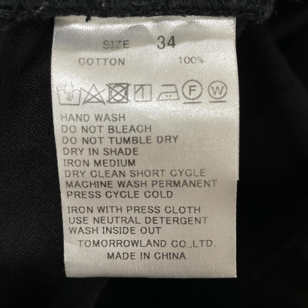 EDITION 23 Stainless Steel Black Cotton Military Overalls Overall All-in-one 34 blackUsed