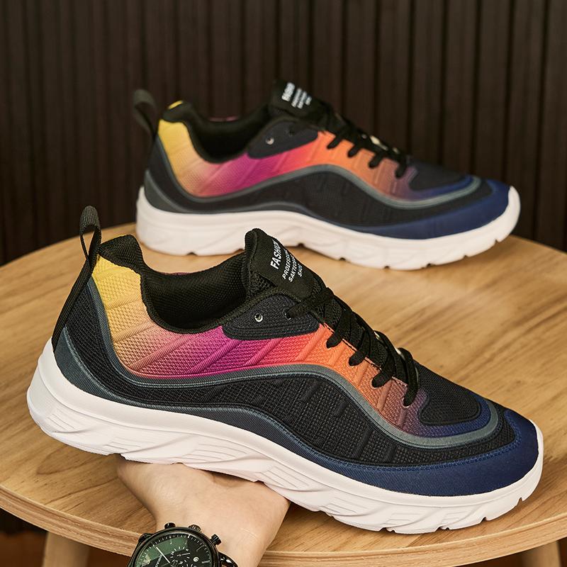 

Мужские кроссовки спортивные для бега черные для джоггинга повседневные кроссовки для улицы дышащая сетка легкие черные теннисные туфли для мужчин 36