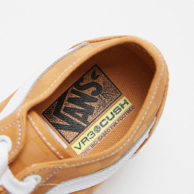 Barnes Old School Tapered Vr3 Check Honey Yellow Vn0005uhbls1