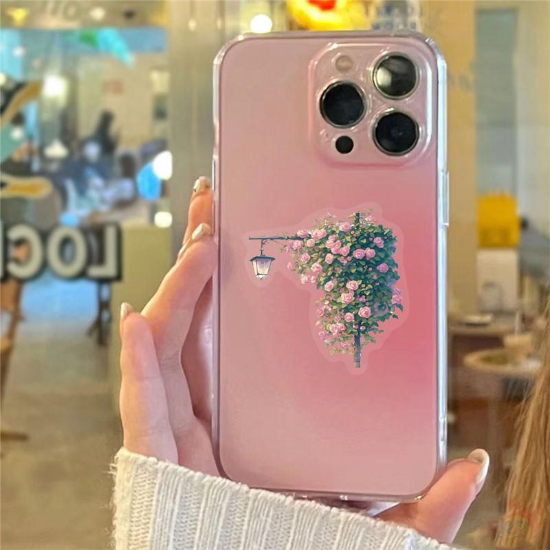 50Pcs/Set Retro Flower Wall Series 01 PET Stickers Waterproof DIY Fashion Doodle Decals Stickers