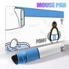 Cartoon Penguin Pingu Pattern Mouse Pads Anti-slip Rubber Computer Keyboard Mats Gamer Balance Decoracion Deskmat Laptop Carpets