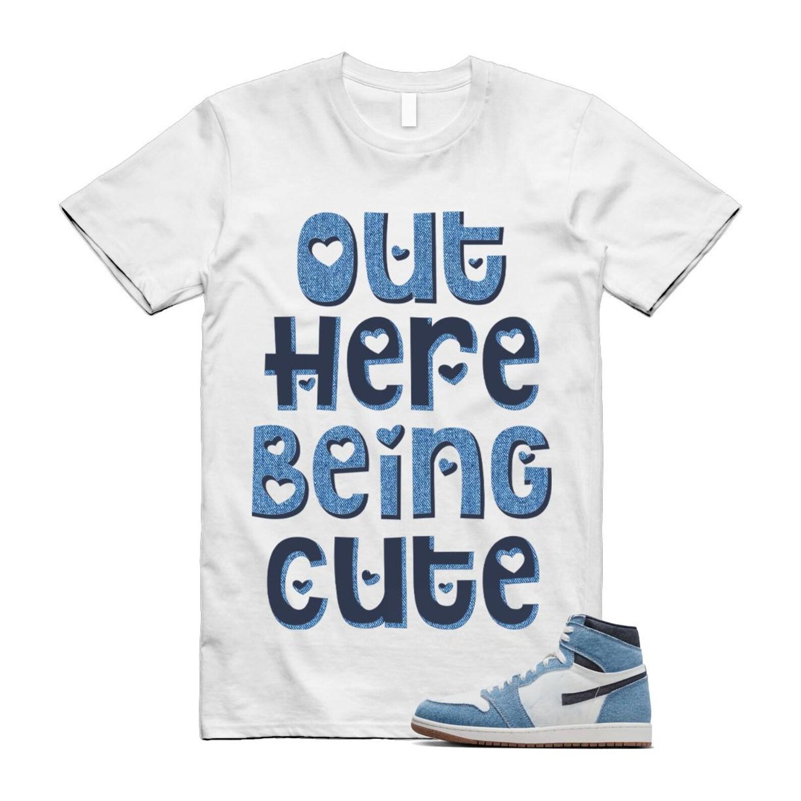 1 Denim Summit White Obsidian Retro High OG T Shirt Match OHBC 3XL
