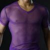 Men's Trendy Transparent Mesh Short Sleeve Performance Underwear - Breathable Hot Style