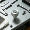 Ball Transfer Unit with Steel Body, Mount Collar and Base Post for Material Guidance and Fixture Base Tasks Use