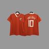 Retro jersey, football jersey, classic nostalgic replica Thai jersey, game training jersey, short-sleeved sportswear.
