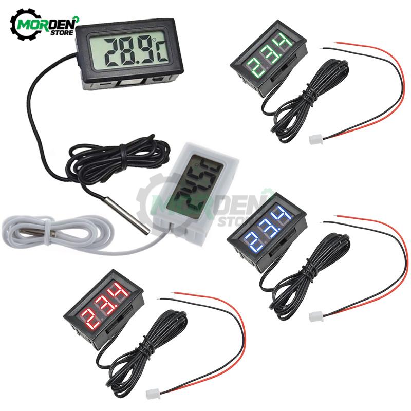 1m 1m LCD Digital Thermometer Car Fridge Freezer Aquarium Temperature Detector Monitor Tester Sensor Probe TPM-11 FY-11