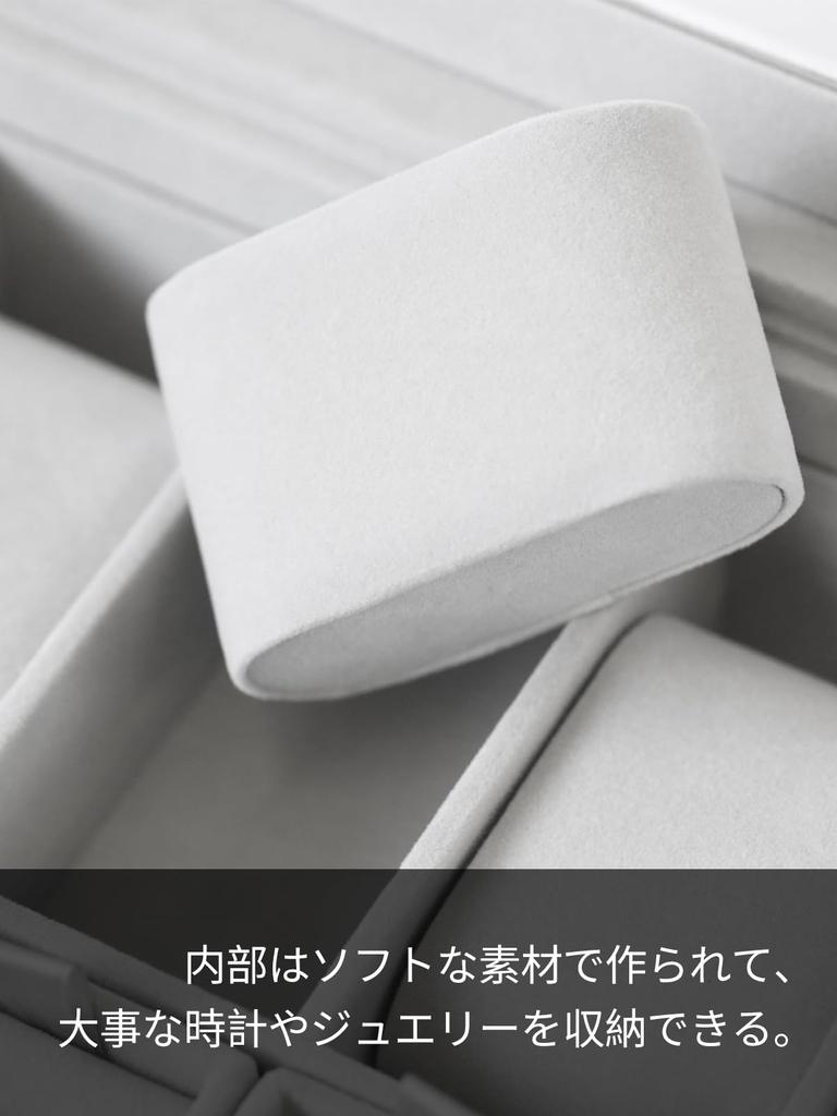 Neateam Watch Storage Case, Watch Case, Watch Case, Clock, Watch Storage Box, Accessories, Storage, Luxury, For 5 Watches, Watch Stand, Men's Gift