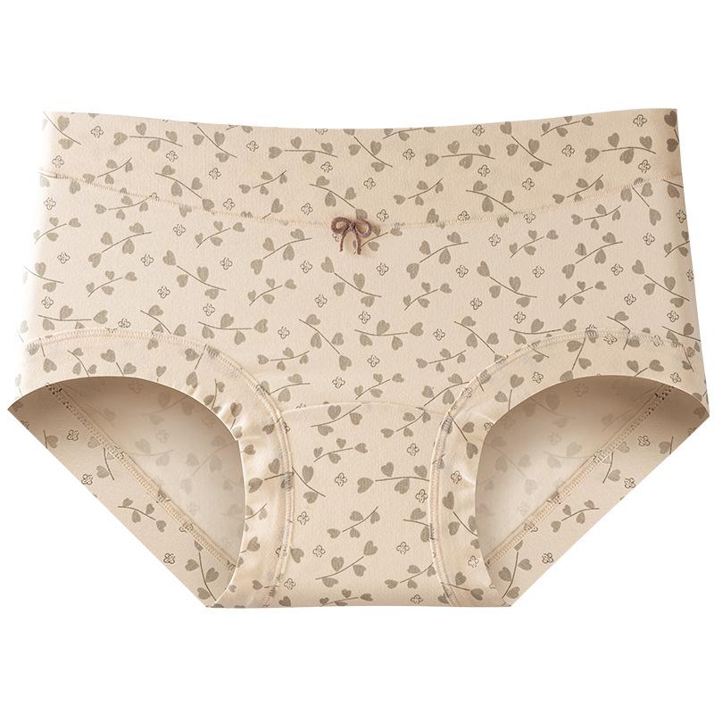 Girl In The Spring and Autumn Period and The New Cotton Cotton Antibacterial File Waist Boxer Briefs