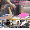 23Pcs Household Repair Tool Kit Multifunctional Pink Home Hand Tool Set with Storage Bag Portable Women Repair Tool Combination