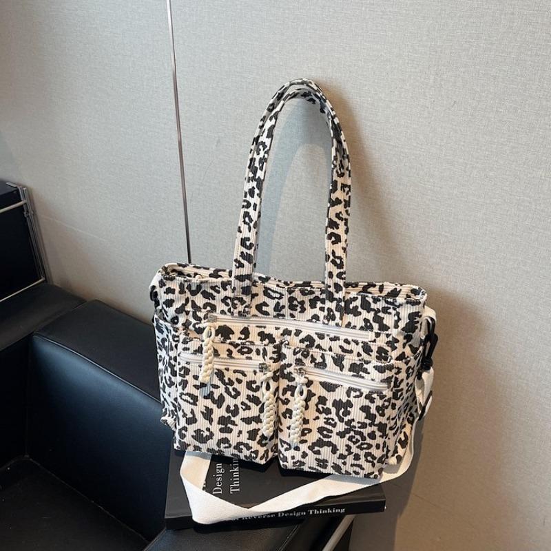 Personalized tote bag casual large capacity canvas tote bag commuter student class shoulder messenger bag