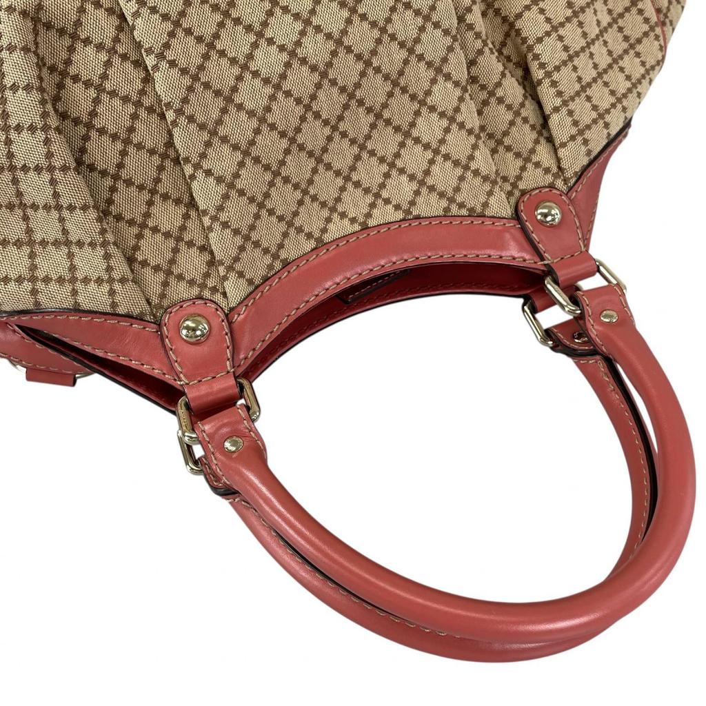GUCCI Diamante 211944 Handbag pink Women used