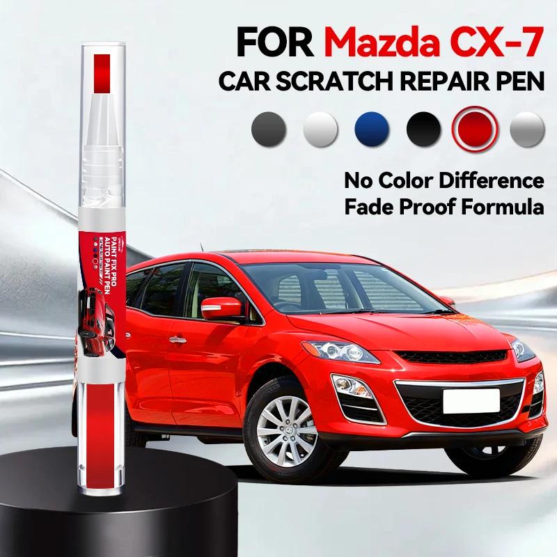 

Car Dedicated For Mazda CX-7 Paint Repair Pen Touch Up Scratch Remover DIY Auto Accessories Black White Sliver Red Blue Brown червоний