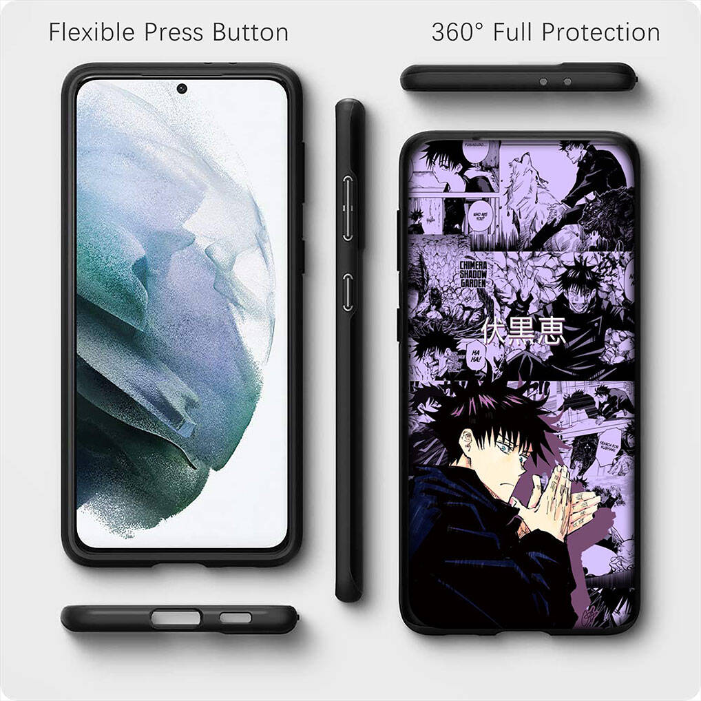 for iPhone 17 15 Xiaomi Poco F7 F8 X7 X6 C85 C75 C71 M8 Redmi Note 14 13 12 11 Pro Max 14C 13C 15C A3 A4 Phone Case Cartoon Jujutsu Kaisen Gojo Satoru