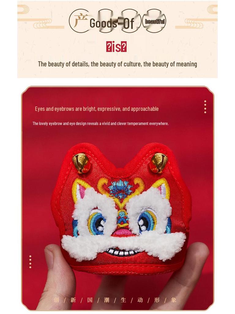 Infant Soft Sole Embroidered Shoes - Dragon & Tiger Design