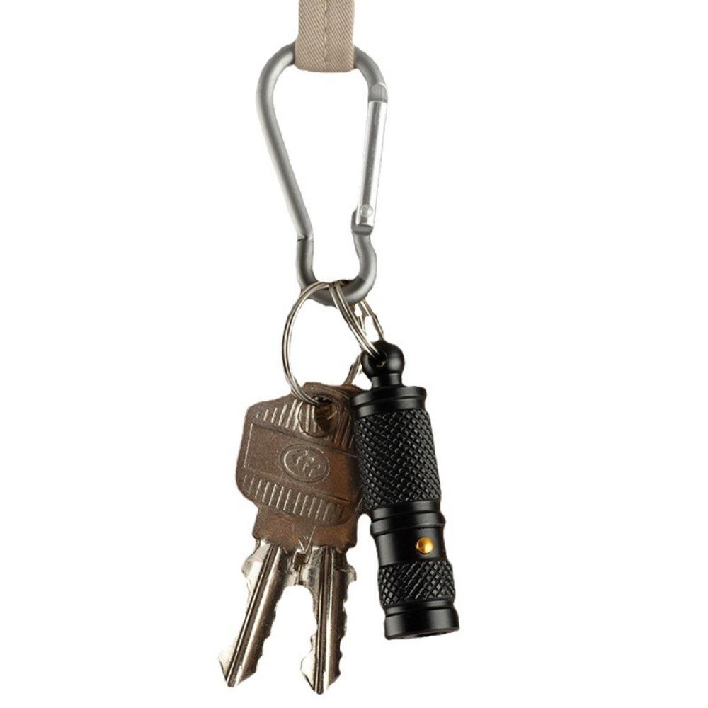 Portable Mini Emergency Keychain Light Aluminum Alloy LED Light Flashlight EDC Tool Outdoor Survival