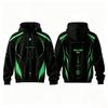 Unisex Hooded Pullover Sweatshirt Long Sleeve Loose Fit Casual Letter Print