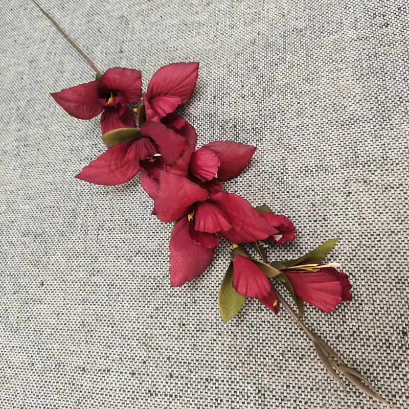 Butterfly Gladiolus Silk Flower Wedding Decor Bridal Centerpiece Decoration Home