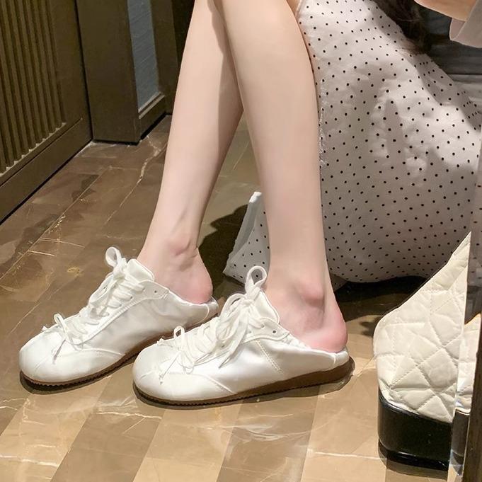 Grape Mother Sweet Sister Style Ballet Sneakers Summer Women's Light Fashion Two Wear Casual Shoes Summer New Women's Shoes