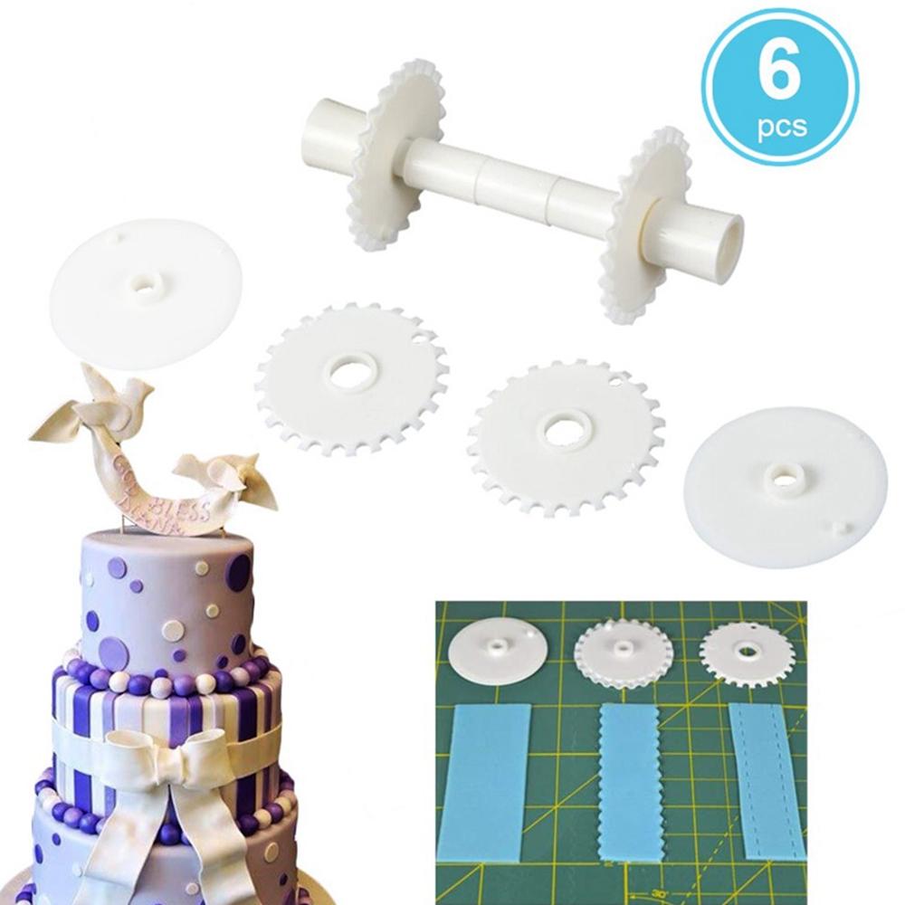 Border DIY Sugar Cutting Dough Roller Embosser Cake Tool Lace Cutters Fondant Decorating Mold