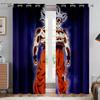 2-Piece Japanese Anime Printed Curtains Suitable For Dormitory Bedroom Living Room Kitchen Four Seasons Decorative Curtains