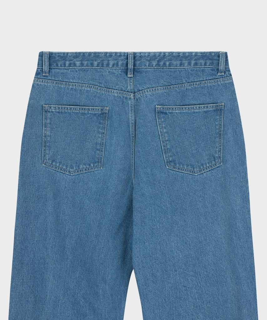 Teildeon Relaxed Fit Denim Pants Blue
