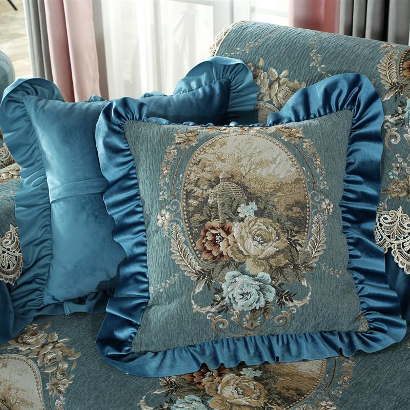 European Sofa Cushion Universal Non-Slip Cover Cloth Chenier Thickened Nordic Seat Cushion All-Inclusive Sofa Cover