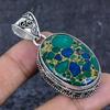 Natural Copper Tourmaline 925 Sterling Silver Jewelry Pendant 2.05" ETC-13862