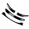 Car Front Bumper Splitter Lip For BMW 1 Series E82 E88 M-Sport Coupe/Cabrio 2007-2014 4Pcs Canard Spoiler Diffuser ABS Body Kits